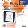 MyArtBook papier vierkant - gebroken wit papier 300g