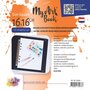 MyArtBook papier vierkant - ultrawit Aquarelpapier - Waterverfpapier - Aquarelblok - Watercolor Paper - Waterverfpapier - Aquarelblok - Watercolor Paper - 350g