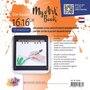 MyArtBook papier vierkant - ultrasmooth wit markerpapier 250g