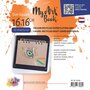 MyArtBook papier vierkant - recycled kraft grijs 120g