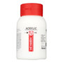 Acrylverf - 105 Titaanwit - Acrylverf - Kunstschildersverf - Pigmentrijke verf - Sneldrogende verf - Verf voor textiel - Verf voor hout - Verf voor glas - Acrylverf kopen - 750 ml - Talens