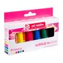 Art Creation Acrylverf Set - Kleurrijke Acrylverf - Acrylic Paint - Acrylaatverf - Acrylic Paint - Hobbyverf - Kunstschildersverf - Pigmentrijke Watergedragen Verf - 6x12ml