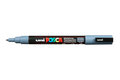 Krijtstift - Chalkmarker - Universele Marker - Uni Posca Marker - 61 lei grijs - PC-3M - 0,9mm - 1,3mm - 1 stuk