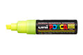 Krijtstift - Chalkmarker - Universele Marker - Uni Posca Marker - Ivoor - PC-8K - 8mm - Beitelpunt - Large - 1 stuk