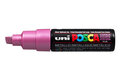 Krijtstift - Chalkmarker - Universele Marker - Uni Posca Marker - Rose - PC-8K - 8mm - Beitelpunt - Large - 1 stuk