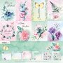 Scrapbookpapier set 12 vel - Blooming Butterfly nr. 20