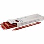 Super Ferby 1 Kleurpotloden - Rood - Ergonomische Kleurpotloden - Lengte: 18 cm - Vulling: 6,25 mm - Set van 12 Stuks - Kinderpotloden - Schoolbenodigdheden - Professionele Potloden