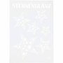 Flexibel Sjabloon Sterren - Creatief Verfsjabloon - Voor Muurdecoratie, Kaarten & DIY - Geschikt voor Spuitverf & Acryl - A4 Formaat, 210x297 mm, 1 Stuk