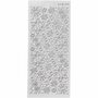 Stickers Zilver - Sneeuwvlokken Stickers - Feestelijke Kerst Stickervellen - DIY Decoratie Voor Scrapbooking & Kaarten Maken - 10x23 cm