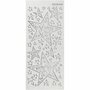 Stickers Zilver - Sterren Stickervel - Zelfklevende Decoratieve Stickers - DIY Kaarten Maken & Scrapbooking - 10x23 cm