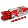 Stiften Rood - Rode Viltstiften - Kleurstiften - Tekenstiften - Stiften Met Dikke Punt - Waterbasis - Premium Kwaliteit - Kindvriendelijke Stiften - Lijndikte 3mm - BIC - 12 stuks