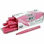 Stiften Roze - Roze Viltstiften - Kleurstiften - Tekenstiften - Stiften Met Dikke Punt - Waterbasis - Premium Kwaliteit - Kindvriendelijke Stiften - Lijndikte 3mm - BIC Visa Color - 12 stuks