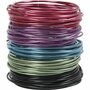 Aluminium Draad  3 mm Dikte  Kleuren Assorti  Set Van 5 Rollen  Buigzaam Aluminium Voor Sieraden En Decoratie