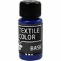 Textielverf - Kledingverf - Primair Blauw - Basic - Textile Color - Creotime - 50 ml