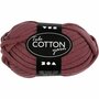 Textielgaren - Katoengaren - Hobby Garen - DIY Breigaren - Handwerkgaren Voor Knutselen - Macramé Garen - Borduurgaren - Kleur: Paars - 45m - 100gr - 1 Bol