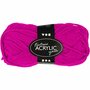 Fantasia acrylgaren, fuchsia, L: 80 m, 50 gr/ 1 bol