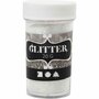Glitters - Home deco - Glitters - Kunststof - Wit - Creotime - 1 Stuk
