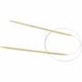 Rond Breinaalden - Flexibele Bamboe Breinaalden - Ideaal Voor Breiprojecten - Houten Breinaalden - Handwerken - DIY Breien - Dikte 4 mm - Lengte 60 cm - Set van 1 Paar