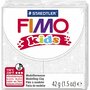 FIMO® Kids Boetseerklei - Witte Glitter Klei - Kinderklei - Bakklei - Kindvriendelijk - Zacht En Kneedbaar - Wit Glitter - 42 Gram - 1 Pakje