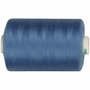Naaigaren - Middenblauw Garen - DIY Creatief Garen - Hobby Naaimateriaal Voor Projecten - 1000m - 1 Rol