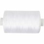 Naaigaren - Wit Naaidraad - 1000 Meter - Sterk Polyester Garen - 1 Rol