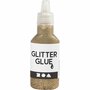 Glitterlijm, goud, 25 ml/ 1 fles