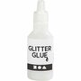 Glitterlijm, holografisch wit, 25 ml/ 1 fles