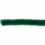 Chenille Draad - Pluche Draad - Pijpenragers - Metaal Draad - Fleecedraad - DIY Draad - Flexibel Decoratief Knutsel Draad - Buigzaam Draad - Donkergroen - Lengte: 30cm - Dikte: 9mm - 25 Stuks