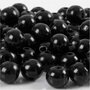Houten Kralen - Zwarte Kralen - Kralen van Hout - DIY Sieraden Maken - Hobby Kralen - Decoratieve Houten Kralen - Diameter 10mm - Gatgrootte 3mm - 20 Gram