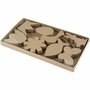 Hangende Decoraties - Paasdecoraties - Ornamenten - Paashangers - Creatieve Decoratie - Lenteversiering - Hoogte 5-9 cm - 80 Stuks - DIY - Home Deco