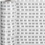 Inpakpapier, zwart, wit, badhuis, B: 57 cm, 80 gr, 150 m/ 1 rol