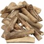 Hout Mix - Houten Stukken voor Decoratie en Knutselen - DIY Houten Decoratie Set - Houtmix Voor Creatieve Projecten - Lengte 6-14 cm - Dikte 15 mm - 610 gr