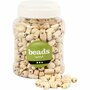Houten Kralen - DIY Sieraden & Knutselmateriaal - Natuurlijk Hout - Afmetingen: 5-28 mm - Gatgrootte: 2,5-3 mm - Gewicht: 175 gr - Inhoud: 400 ml - 1 Emmer