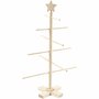 Witte Decoratieve Kerstboom - DIY Hobby Kerstdecoratie - Hoogte 60cm - Breedte 40,5cm - Voor Feestelijke Decoratie en Knutselen - 1 Stuk