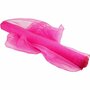 Organza stof, roze, B: 50 cm, 10 m/ 1 rol