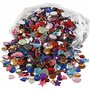Strasstenen - Gekleurde Facet Strasstenen - DIY Sieraden Maken - Platte Strasstenen Voor Creatieve Projecten - Diverse Kleuren - 10-15 mm - Mix - 1600 Stuks