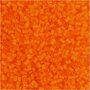 Rocailles 2-cut, transparant oranje, d 1,7 mm, afm 15/0 , gatgrootte 0,5 mm, 500 gr/ 1 zak