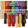 Soft Color Stick - Kleurstiften - Soft Sticks - Kunstenaarsstiften - Kleurpotloden - Kleurenset - Diverse Kleuren - 6,5 gr - 120 stuks - 8 cm