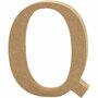 Houten letter Q MDF 8 cm