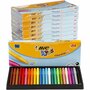 Stiften Diverse Kleuren - Viltstiften - Kleurstiften - Tekenstiften - Stiften Met Dikke Punt - Waterbasis - Premium Kwaliteit - Kindvriendelijke Stiften - Lijndikte 3mm - BIC Visa Color - 12 x 24 stuk