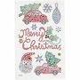 Diamond Stickers - Kerst Thema - Zelfklevende Feestelijke Stickers - Strass Design Stickers - Glitter Plakdiamant Stickers - DIY Knutsel & Decoratie - 1 Vel