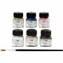 Glasverf - Porseleinverf - Diverse Kleuren Verf - DIY Glasverf - Hobby Decoratieverf - Kreul Verfset - Verf Voor Porselein - Knutselmateriaal Verf - 6x20ml