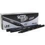 Visa Fijne Marker - Zwarte Marker - Permanent Marker - Lijndikte 0,7 mm - Hobby Marker - DIY Tekenen Marker - Voor Papier En Karton - Knutselmarker - Set van 24 Stuks