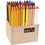 Edu Jumbo Kleurpotloden - Diverse Kleuren, Dikte 10 mm, Vulling 6,25 mm, 96 Stuks