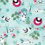 Inpakpapier Panda - Kinder Cadeaupapier - Feestelijk Inpakpapier - DIY Geschenkpapier - Dierenthema Papier - Eco Inpakpapier - Luxe Cadeaupapier - B 70 cm - 10 m - 1 Rol