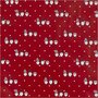 Inpakpapier, rood, Scandinavische kerstkabouter, B: 50 cm, 80 gr, 100 m/ 1 rol