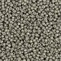 Rocailles, lichtgrijs, d 1,7 mm, afm 15/0 , gatgrootte 0,5-0,8 mm, 25 gr/ 1 doos