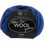 Wolgaren Blauw - Stevig & Zacht Breigaren - DIY Handwerkgaren voor Breien & Haken - 50 Meter - 50 Gram - 1 Bol