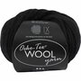 Wolgaren Zwart - Luxe Donkere Wol - Ideaal voor Breien, Haken & DIY Handwerk - Zacht & Sterk - 50 Meter - 50 Gram - 1 Bol