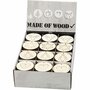 2-in-1 Hangende Decoraties - Houten Cirkel Ornamenten - DIY Houten Decoratie - Creatieve Knutsel Set - Houten Hanger - Ø 7 cm - 3 mm Gatgrootte - 4 mm Dikte - 8 Stuks